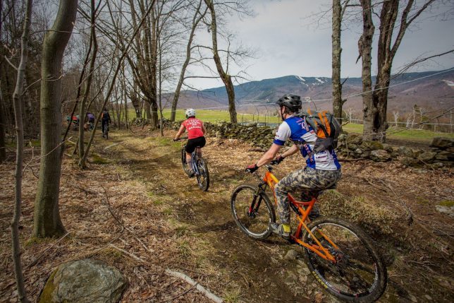 Mountain biking trails in the Mad River Valley Vermont