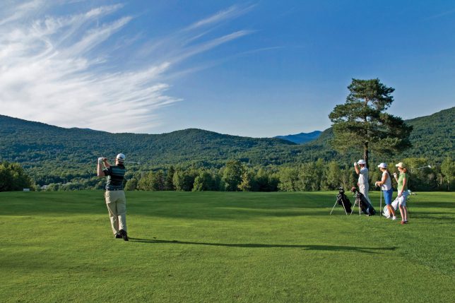 Sugarbush Golf Club Robert Trent Jones Sr. course with mountain views Warren Vermont